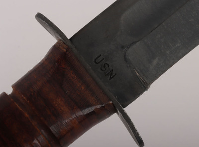 WW2 USN KA-BAR Fighting Knife by Olean, NY - 9