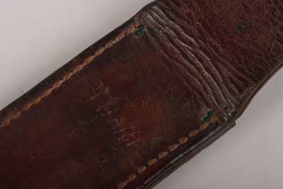 WW2 Personalised USN Boyt MkII Scabbard - 3