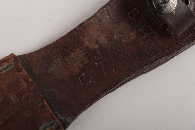 WW2 Personalised USN Boyt MkII Scabbard - 6