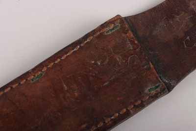 WW2 Personalised USN Boyt MkII Scabbard - 7