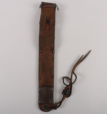 WW2 US M6 Leather Scabbard - 2