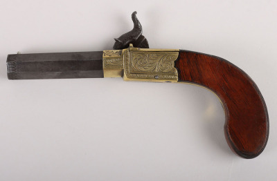 Flintlock Travelling / Pocket Pistol, H Smith London - 5