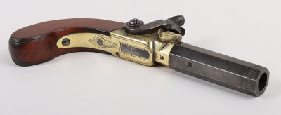 Flintlock Travelling / Pocket Pistol, H Smith London - 7