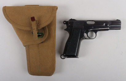 Deactivated Browning Hi Power Automatic Pistol