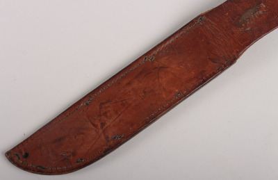 Scarce WW2 USMC KA-BAR Fighting Knife by Robeson Shuredge - 5