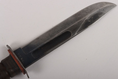 Scarce WW2 USMC KA-BAR Fighting Knife by Robeson Shuredge - 10