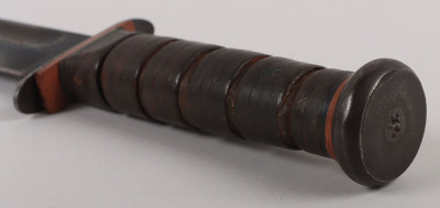 Scarce WW2 USMC KA-BAR Fighting Knife by Robeson Shuredge - 12