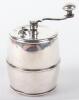 A 20th century silver pepper grinder - 2
