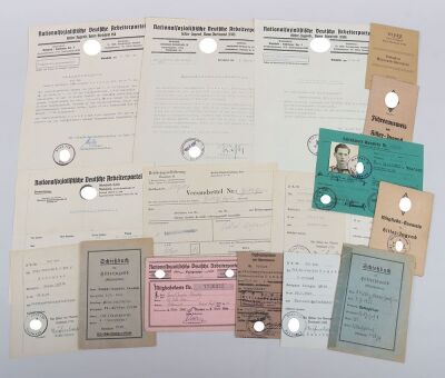 Large Hitler Youth Paperwork Grouping to Hans-Joachim Kowsky, HJ, NCO, NSDAP member 10741