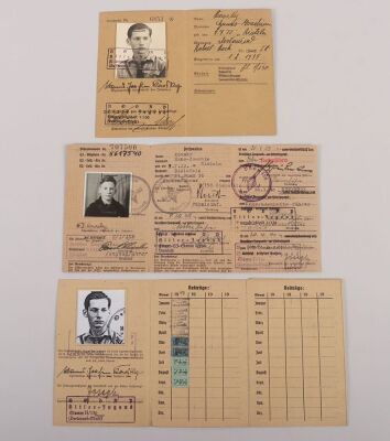 Large Hitler Youth Paperwork Grouping to Hans-Joachim Kowsky, HJ, NCO, NSDAP member 10741 - 10