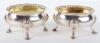 A pair of 18th century salts, possibly William Cripps, London 1770 - 2