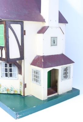 A good example of a Tri-ang No.93 large Dolls House in Tudor style, English 1930s, - 4