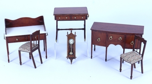 Dennis Jenvey 1/12th scale Dolls House furniture,