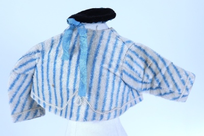 A good winter jacket and hat for French fashion doll, circa 1865, - 2