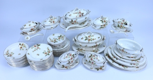 A good child&rsquo;s 19th century Ridgeways Royal Semi Porcelain Hyde part Dinner Service,