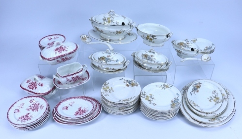 A good child’s 19th century Ridgeways Royal Semi Porcelain part Dinner Service,