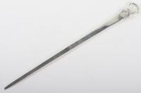 A silver meat skewer, George Smith, London 1777