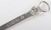 A silver meat skewer, George Smith, London 1777 - 3