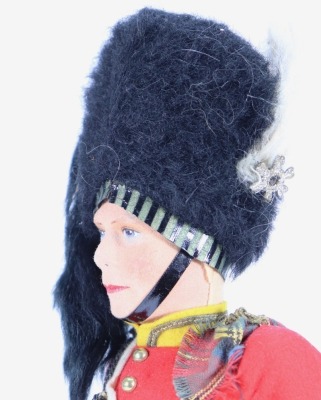 A King George VI Alpha Farnell cloth doll in Highland Guard uniform, English circa 1937, - 2