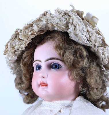 A Depose Tete Jumeau bisque head Bebe doll, size 11, French circa 1890, - 2