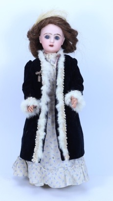 *A Tete Jumeau bisque head lady doll , French circa 1890,