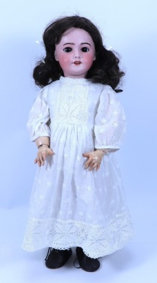 An S.F.B.J 301 bisque head doll, French circa 1910,