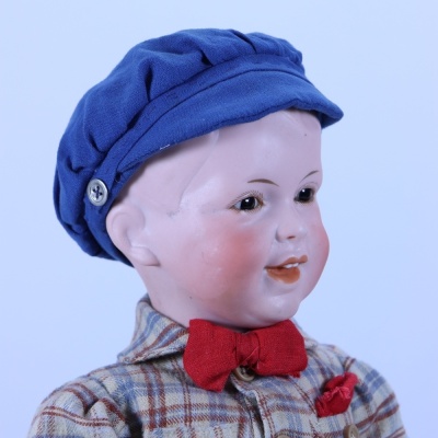 An S.F.B.J 235 bisque head character boy doll, French circa 1910, - 2