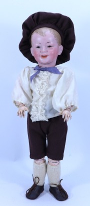 An S.F.B.J 227 bisque head character doll, French circa 1910,