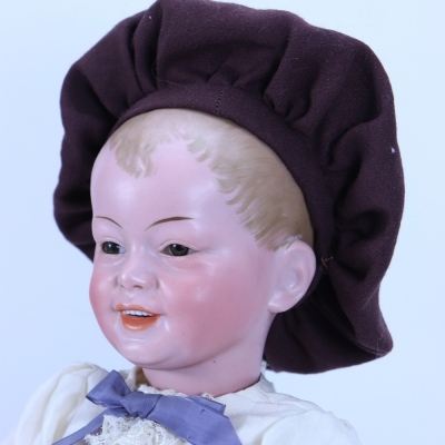 An S.F.B.J 227 bisque head character doll, French circa 1910, - 2