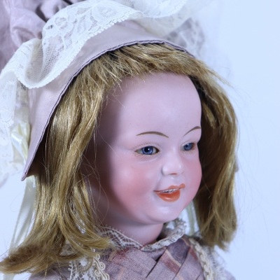 An S.F.B.J 229 bisque head character walking doll, French circa 1910, - 2