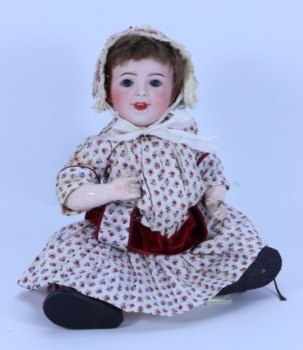 An S.F.B.J 236 bisque head character doll, French circa 1910,