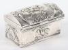 An 18th century Dutch silver box, Amsterdam, - 3