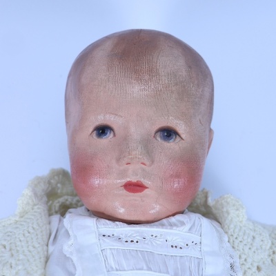 A rare Kathe Kruse ‘Du Mein’ sand baby doll VIw, German circa 1925, - 2