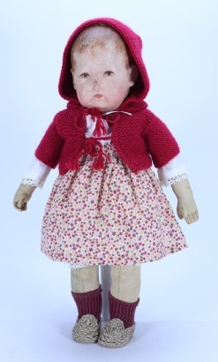 A Kathe Kruse cloth Doll I, German circa 1910,