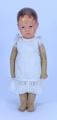 A Kathe Kruse cloth Doll, German circa 1930,