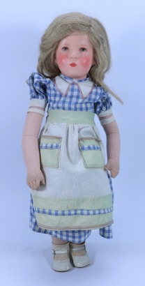 A Kathe Kruse cloth doll, VIII ‘German Child’ German circa 1929,