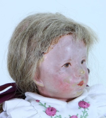 A small Kathe Kruse cloth doll VII, German 1930s, - 2