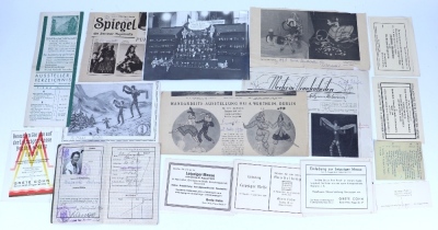 Collection of early Grecon cloth artist Character dolls, part of an important archive of Grecon dolls, - 3