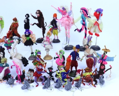 Collection of Grecon woollen character dolls and animals, part of an important archive of Grecon dolls, - 2