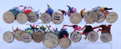 Collection of Grecon woollen dolls and characters, part of an important archive of Grecon dolls, - 2