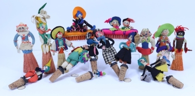 A large group of Grecon dolls, novelty corks, brushes and more, part of an important archive of Grecon dolls, - 3