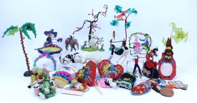 Collection of Grecon woollen decorative scene and novelty pieces, part of an important archive of Grecon dolls, - 2