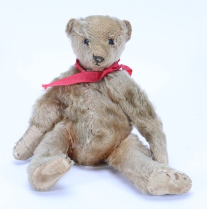 A small Steiff mohair Teddy bear, German circa 1909,