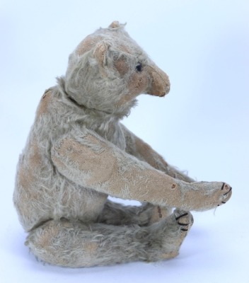 A rare Strunz mohair rod jointed Teddy bear, German 1904-06, - 3