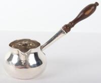 A George II silver brandy saucepan, London 1727