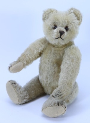 A good light tan mohair Teddy bear, German 1920s,