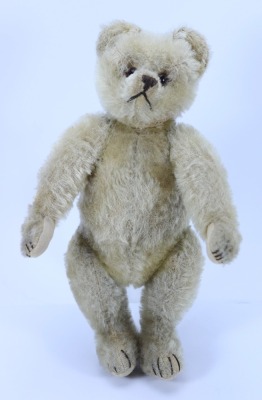 A good light tan mohair Teddy bear, German 1920s, - 2