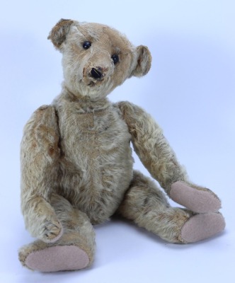 A tan mohair Steiff Teddy bear, German circa 1909, - 2