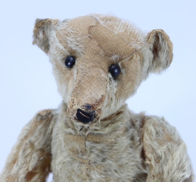 A tan mohair Steiff Teddy bear, German circa 1909, - 4