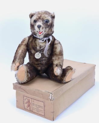 *A Gebruder Sussenguth ‘Peter’ Teddy bear in original box, German circa 1925,